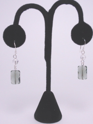 #E269 Light Mink Quartz Earrings