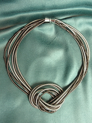 #F505 Stainless Steel Knot Necklace