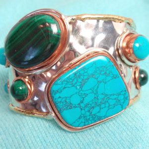 #LE337-5 Turquoise Cuff Bracelet