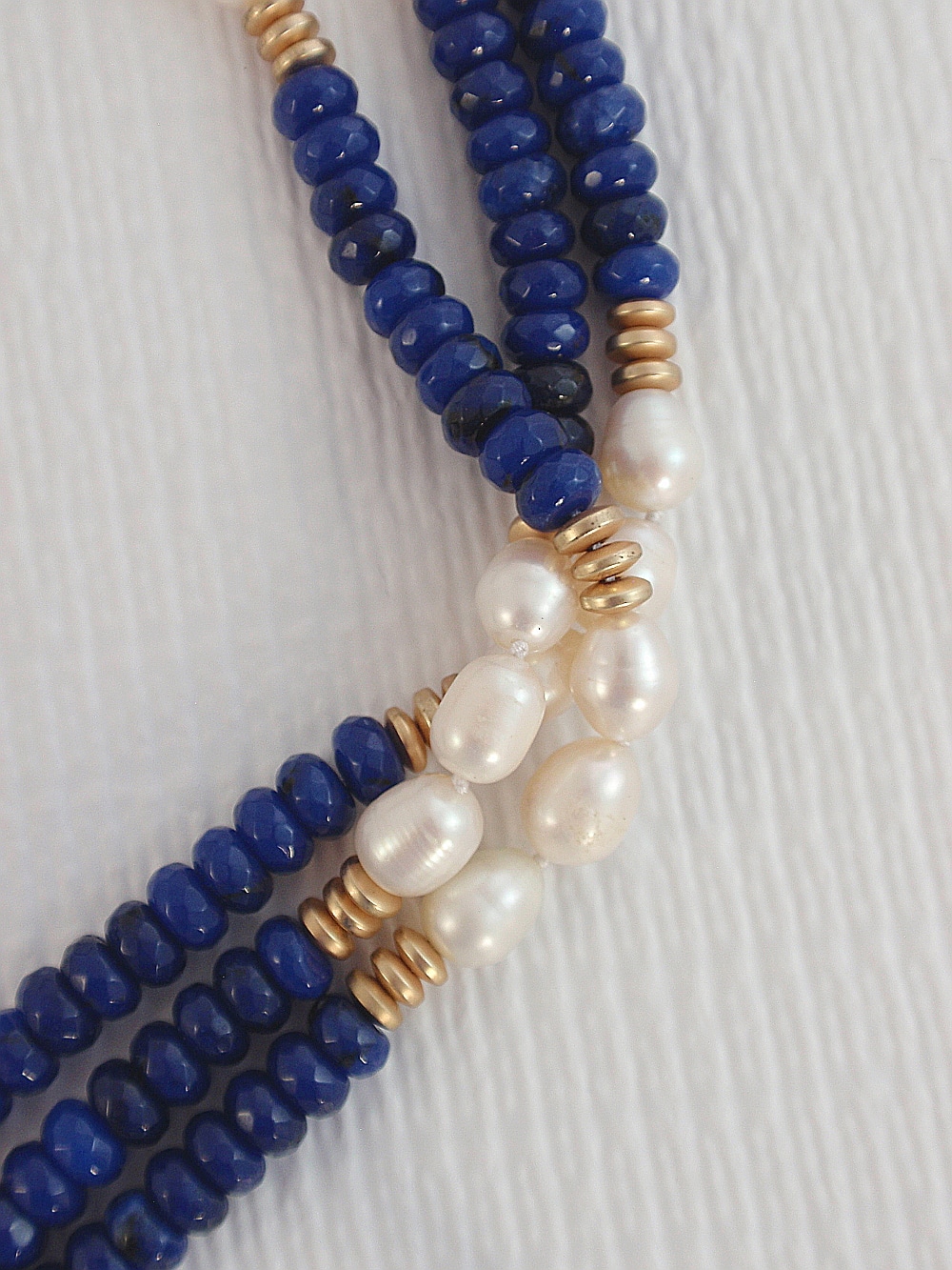 Freshwater Pearl Necklace - Blue Pearl – Margerite & Motte