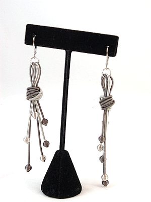E457cs  Stainless Steel tassel earrings